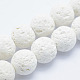 Brins de perles de pierre de lave synthétique X-G-F549-8mm-B14-1