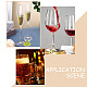 Benecreat 24 style été thème breloques de verre à vin AJEW-BC0003-92-7
