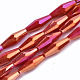 Electroplate Glass Beads Strands X-EGLA-S194-03A-A03-1