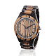 Ebony & Zebrano Wood Wristwatches WACH-H036-54-2