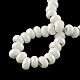 Rondelle pearlized perle di porcellana fatti a mano PORC-R042-A13-2