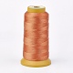ポリエステル糸  カスタム織りジュエリー作りのために  砂茶色  0.7mm  約310m /ロール NWIR-K023-0.7mm-17-1
