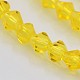 Faceted Bicone Glass Beads Strands EGLA-P017-3mm-05-3