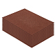 化繊フェルト布  DIYクラフトソーイングアクセサリー用  コーヒー  28x21.5x0.1cm DIY-WH0366-03E-1