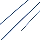 ラウンドワックスポリエステル糸ストリング  マイクロマクラメコード  ツイストコード  革縫い用  ダークブルー  0.45mm  約174.97ヤード（160m）/ロール YC-D004-02B-137-3