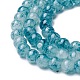 Chapelets de perles en verre peint par pulvérisation X-GLAA-A038-C-70-3