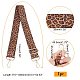 Bretelles de sac à motif léopard en polyester FIND-WH0001-29-3