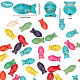 Sunnyclue DIY kits de fabricación de pulseras elásticas con temática oceánica DIY-SC0014-24-2