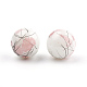 Chapelets de perles en verre peint brossé & cuisant GLAA-S176-16mm-05-1