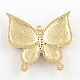 Butterfly Alloy Rhinestone Big Pendants ALRI-R036-34-2