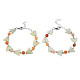 Nuovi braccialetti di perline di giada naturale farfalla per le donne della ragazza BJEW-S145-002B-1