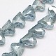 Electroplate Glass Beads Strands EGLA-E011-10x12mm-F02-1