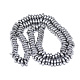 Electroplate Non-magnetic Synthetic Hematite Beads Strands G-T061-42J-2