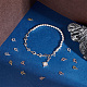 Pandahall elite 15 pz 3 colori 925 fermagli per anelli a molla in argento sterling STER-PH0001-23-5
