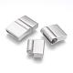 304 Stainless Steel Magnetic Clasps with Glue-in Ends STAS-G143-51P-3