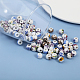 Globeland 210 pièces 6 perles de porcelaine faites à la main de style PORC-GL0001-01-4