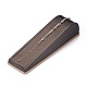 Wooden Clovered with PU Leather Bracelet Displays Stand BDIS-F003-02A-1