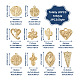 Spritewelry 20pcs 10 pendentifs en alliage de style FIND-SW0001-22-4