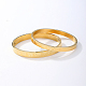 2Pcs 2 Style Stainless Steel Hinged Bangles for Women QR1999-1-4