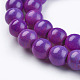 Synthetic Turquoise Beads Strands X-TURQ-G106-8mm-02O-3
