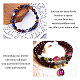 Pandahall 540 pz 18 stili distanziatori in lega tibetana perline per creazione di gioielli con collana di bracciali PALLOY-PH0012-73-6