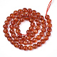 Chapelets de perles en cornaline naturelle G-T108-12-2