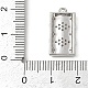 Латунные микро проложить кубического циркония подвески KK-R224-02P-3