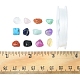 Набор для изготовления браслетов из натуральных и синтетических смешанных драгоценных камней DIY-FS0003-16-6