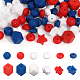CHGCRAFT 84Pcs 12Styles Silicone Beads Loose Spacer Beads Charms for DIY Necklaces Bracelet Keychain Making Handmade Crafts SIL-FH0001-03-1