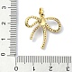 Подвески из кубического циркония с покрытием из латуни KK-M282-24G-3