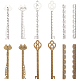 SUNNYCLUE 12Pcs 6 Style Tibetan Style Alloy Rulers FIND-SC0006-92-1