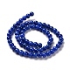 Natural Mashan Jade Round Beads Strands G-D263-6mm-XS09-5