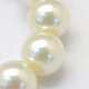 Chapelets de perle en verre peint de cuisson HY-Q003-5mm-02-3