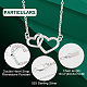 Creatcabin collier pendentif en argent sterling plaqué rhodium 925 SJEW-CN0001-03C-4