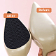 AHANDMAKER 6 Pcs Self Adhesive Shoe Sole Repair Rubber Heels FIND-WH0128-36A-4