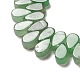 Fili di perline di avventurina verde naturale G-B064-B06-4