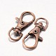 Alloy Swivel Lobster Claw Clasps X-E168-NFR-1