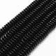 Natural Black Onyx Beads Strands G-P161-20-10x4mm-1