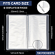 Álbumes de almacenamiento de tarjetas de plástico rectangulares de 50 página AJEW-WH0348-29A-2