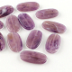 Abalorios de acrílico oval de piedras preciosas de imitación X-OACR-R048-M-2