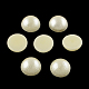 Mate media ronda abs imitación de plástico cabuchones de perlas SACR-R873-14mm-Z24-1