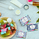 Pandahall elite 90pcs 9 style étiquette en papier savon fait à la main DIY-PH0005-34-4
