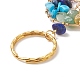 Porte-clés lapis lazuli naturel KEYC-JKC00435-04-3