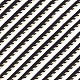 Benecreat12.5ヤードポリエステルリボン  斜めストライプのシングルエッジ  衣類用アクセサリー  ブラック  1/2インチ（11.5mm） OCOR-BC0005-29-1