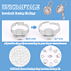 UNICRAFTALE 48 Sets DIY Blank Dome Earring Ring Pendant Making Kit 12mm Tray Leverback Earring Flat Round Pendants Cabochon Settings Finger Ring Base with Transparent Glass Cabochon for Jewelry Making DIY-UN0005-03-5