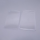 SUPERFINDINGS 6 Pack Clear Plastic Beads Storage Containers Boxes with Lids 18.3x12x2.1cm Small Rectangle Plastic Organizer Storage Cases for Beads Cards Cotton Swab Ornaments Craft CON-WH0074-92B-2
