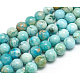 Fili di perle rotonde di emimorfite con pietre preziose naturali G-L145-14mm-01-1