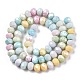Hebras de perlas de vidrio electrochapadas facetadas GLAA-C023-02-B01-2