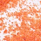 Coe 90小型溶融ガラスファインフリット  DIYの創造的な溶融ガラスアート作品  オレンジ  0.2~1.2mm  約30 G /袋 MRMJ-G012-A-03-2