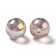 Placage uv perles acryliques irisées arc-en-ciel transparentes OACR-D010-01B-3